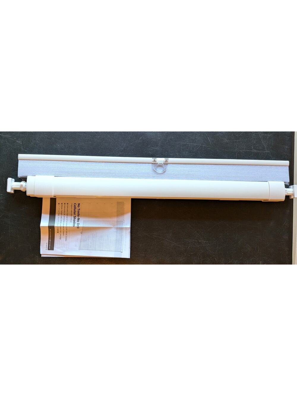 Cordless Cellular Shades 26x48 White No Tools No Drill Window Blind NEW